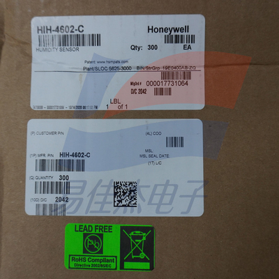 Entegre HIH-4602-C Termistor Nem Sensörü Soğutma için Sıcaklık