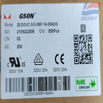 Üniversal Fiş Konnektörü 2EDGK-5.0-08P-14-00A (H) Takılabilir Terminal Bloğu