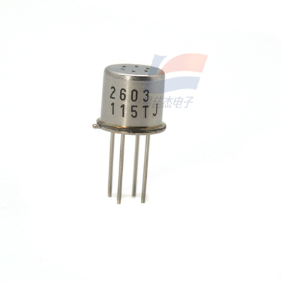 TGS2603 EtOH tespiti için 5.0±0.2V Metal Kutu Hava Kirletici Gaz Sensörü