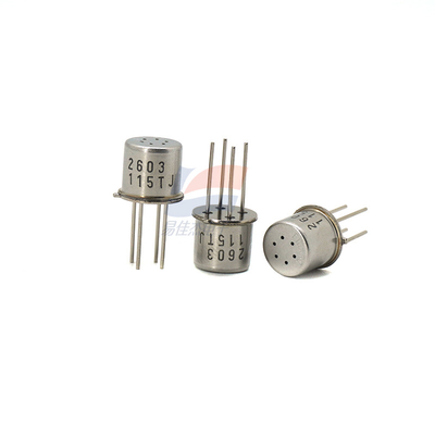 TGS2603 EtOH tespiti için 5.0±0.2V Metal Kutu Hava Kirletici Gaz Sensörü