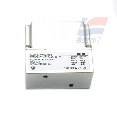 Endüstriyel Akış Algılayıcı Sıcaklık Aralığı -20°C'den 70°C'ye Kadar Geliştirilmiş Kontrol Mikroflow Gaz Kütle Akışölçer TC5008-01-L020-AE-R4-P3