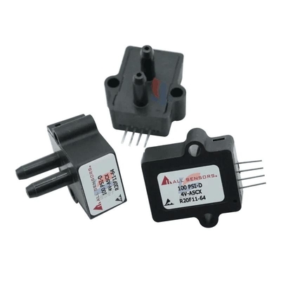 YJJ 100 PSI-D-4V-ASCX A 15PSI basınç algılayıcısı hava istasyonu çevre için yüksek doğruluklu 0C'den 50C'ye kadar tazminat sıcaklığı