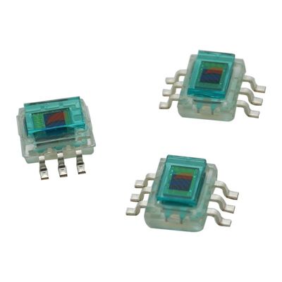 Plastik Kapsüle Renk Sensörü S9706 RGB Üç Renkli Eşzamanlı Ölçüm -20 ila 85 derece Selsüs