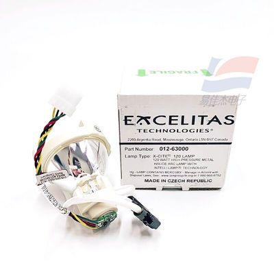 YJJ 012-63000 Excelitas Fluoresans Mikroskop ampulü X-Cite 120 Serisi 200W değerli kullanım ömrü ile cıva lambası