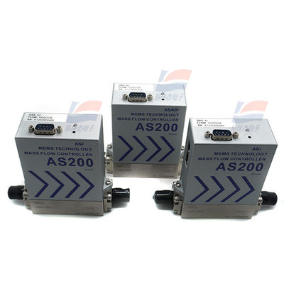 YJJ AS200 Paslanmaz çelik MFC Yüksek hassasiyetli gaz kütle akış kontrolörü Hava Mikro-gaz akış ölçer