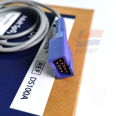 DS100A Parmak Ucu SpO2 Sensörü Yetişkinler İçin Yeniden Kullanılabilir 9-pin DB9